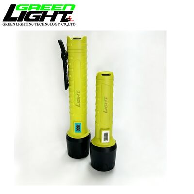 Rechargeable LED Mining Flashlight 10000Lux IP68 Waterproof Industrial Torch with Magnetic USB Charging 3.4Ah Li-ion Battery
