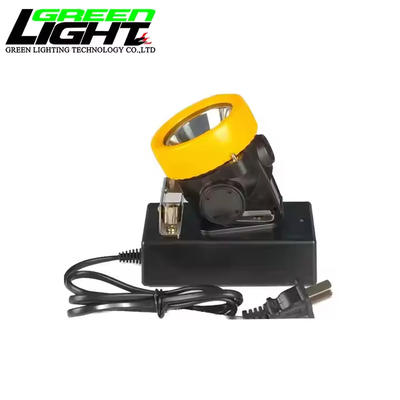 IP68 Waterproof LED Mining Headlamp with 5000Lux Brightness and Rechargeable Li-ion Battery