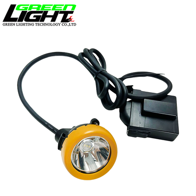 Durable Rechargeable LED Mining Lamps Corded Cap Lamp with 3.7V 7.8Ah Battery Providing Bright and Underground Illumination