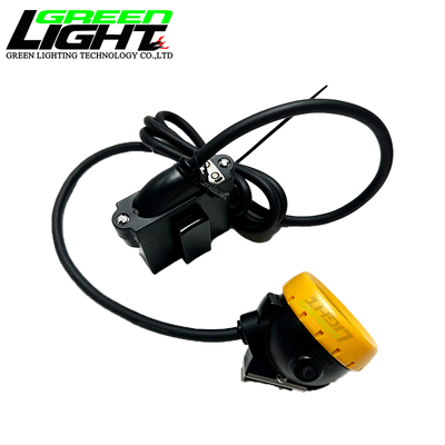 Durable Rechargeable LED Mining Lamps Corded Cap Lamp with 3.7V 7.8Ah Battery Providing Bright and Underground Illumination