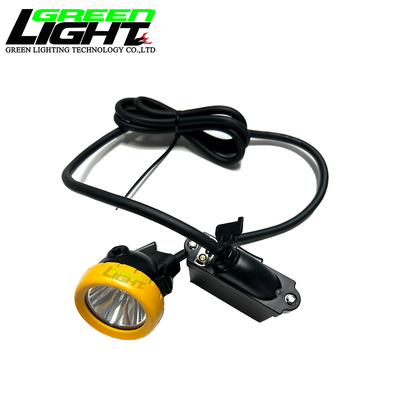 Durable Rechargeable LED Mining Lamps Corded Cap Lamp with 3.7V 7.8Ah Battery Providing Bright and Underground Illumination