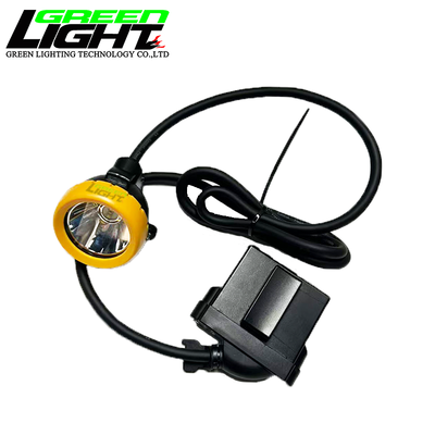 Durable Rechargeable LED Mining Lamps Corded Cap Lamp with 3.7V 7.8Ah Battery Providing Bright and Underground Illumination