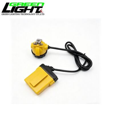 Miner Headlight Corded Mining Lamp IP68 Waterproof 13.6Ah Rechargeable 25000Lux 
