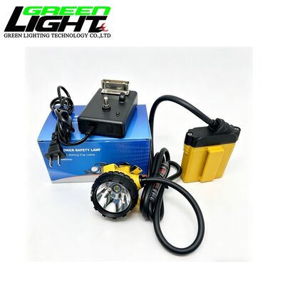 Mining Lamp Corded LED Miner Headlight IP68 Waterproof 13.6Ah Rechargeable 25000Lux