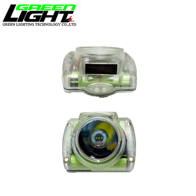 LED Mining Lamps Cordless Cap Lamps Featuring Magnetic Charging OLED Screen and IP68 Waterproof Design for Mining Work Performance