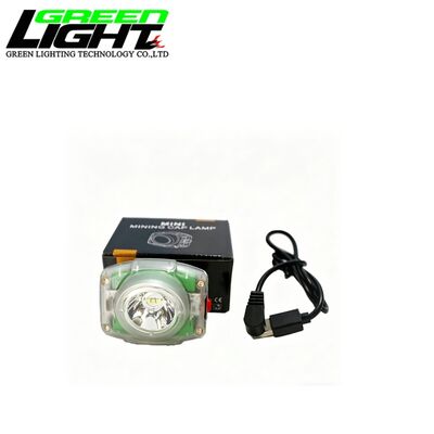 GLC-6M Cordless Mining Cap Lamp 23000Lux LED Headlamp IP68 Rechargeable with Magnetic Charging, Underground Miner Safety Light