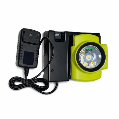 25000Lux Cordless Mining Cap Lamp IP68 Rechargeable LED Miner Headlamp with OLED Display