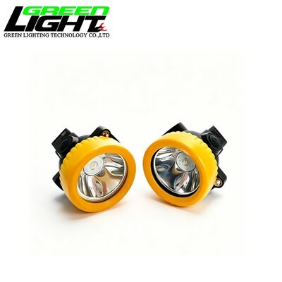 GLT-2 Cordless Mining Cap Lamp 5000Lux Rechargeable LED Miner Headlamp IP68 Waterproof Underground Cap Lamp
