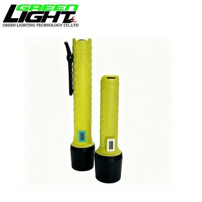 10000Lux Rechargeable LED Mining Flashlight IP68 Waterproof Industrial Torch with Magnetic USB Charging 3.4Ah Battery