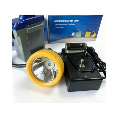 Lâmpada de tampa de mineração com fio GLT-7C 15000Lux recarregável LED farol de mineiro IP68 para segurança de mineração subterrânea