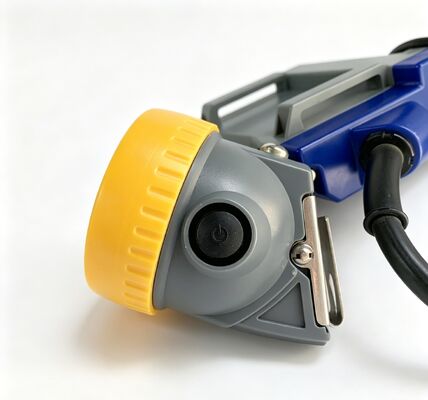 GLT-7C Corded Mining Cap Lamp 15000Lux Rechargeable LED Miner Headlamp IP68 for Underground Mining Safety