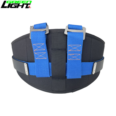 Underground Mining Safety Belt with Reflective Straps Adjustable Miner Tool Belt High Visibility Support Harness with Padded Shoulder Strap