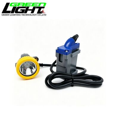 15000Lux Corded Mining Cap Lamp Rechargeable LED Miner Headlamp IP68 Hard Hat Light 7800mAh