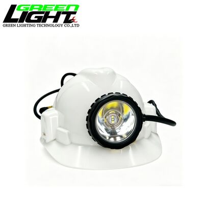 GLC12-A 25000Lux Corded Mining Cap Lamp Rechargeable LED Miner Headlamp IP68 with 13.6Ah Battery