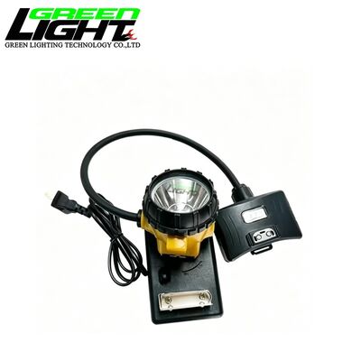 15000Lux Corded Mining Cap Lamp Rechargeable LED Miner Headlamp IP68 with 6.8Ah Battery