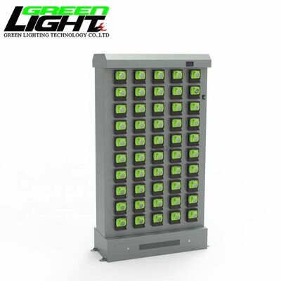 100 Points Cap Lamp Charging Station Mining Charging Rack for Cordless Miner Head Lamp Multi Charging Cabinet with Power Display
