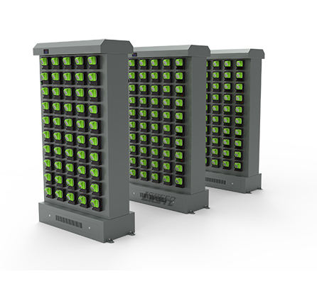 100 Points Cap Lamp Charging Station Mining Charging Rack for Cordless Miner Head Lamp Multi Charging Cabinet with Power Display