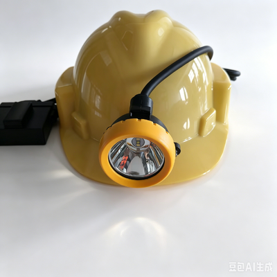 Corded Mining Helmet Light Rechargeable LED Cap Lamp with 3 Brightness Modes