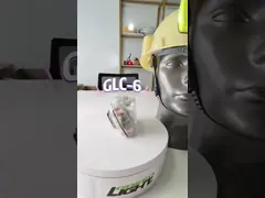 Alta potencia 25000 Lux LED a prueba de explosión de mineros lámpara de tapa GLC-6S OLED pantalla de mineros faro